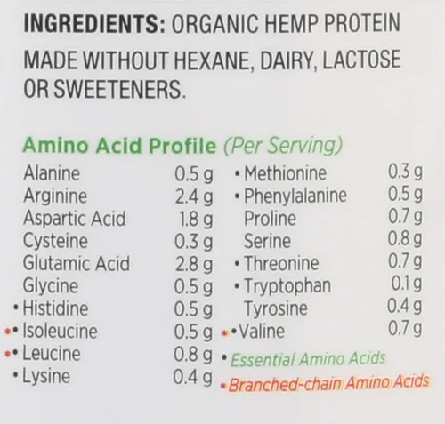 Vista 3 de Nutiva, Proteína de cáñamo, orgánica 0.53 oz, 16 onzas líquidas