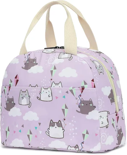 Vista 18 de Lonchera aislada con aguacate para mujeres, lonchera reutilizable para el trabajo, escuela, picnic, viajes