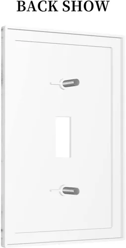 Vista 268 de Placa de Interruptor de Luz Azul de 1 Gang, Placa de Pared Decorativa de Palanca Individual, Cubierta de Placa de Pared de Palanca, Placa Frontal