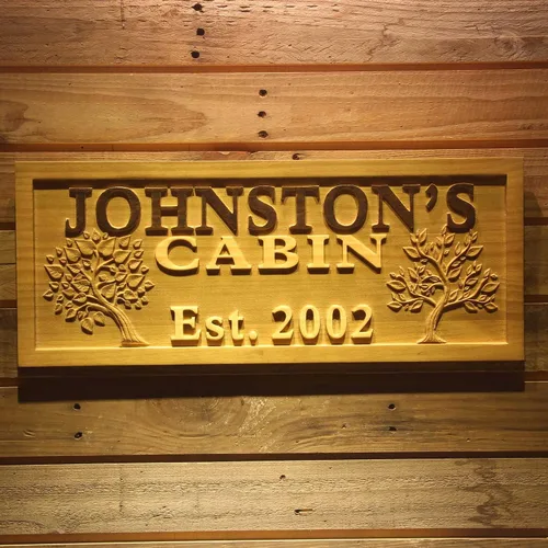 Vista 33 de ADVPRO wpa0031 - Letrero de madera personalizado con nombre de Lake House para decoración del hogar, boda, tamaño mediano, 18.25 x 7.25 pulgadas