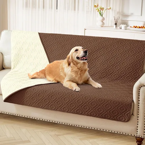 Vista 10 de hyha Manta impermeable para perros, funda suave para cama de perro, mantas para mascotas, funda impermeable para sofá y sillón para perros lavable