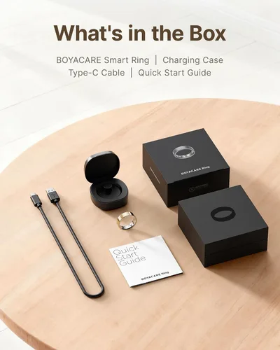 Vista 9 de Anillo inteligente para mujeres/hombres, anillo de seguimiento de actividad física con vibración de llamada y alarma, frecuencia cardíaca, oxígeno
