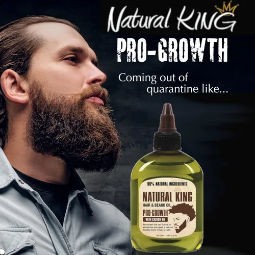 Vista 11 de SFC Natural King Pro-growth Aceite de ricino para cabello y barba 7.1 oz
