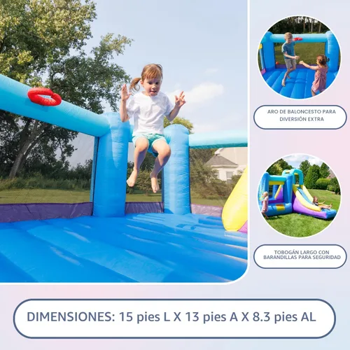 Vista 5 de Castillo hinchable Bounceland Pop Star.