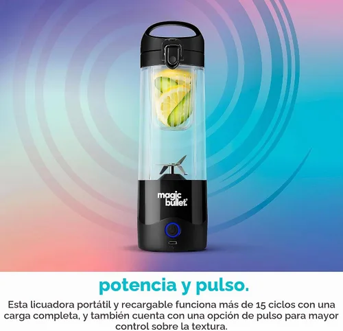 Vista 8 de Magic Bullet Licuadora Portátil MBPB50100AK Negra
