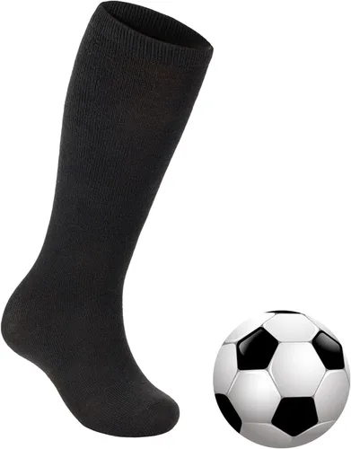 Vista 109 de Zando Calcetines de fútbol para niños, hasta la rodilla, para jóvenes, béisbol, fútbol, sóftbol, niños y niñas, de algodón suave sobre