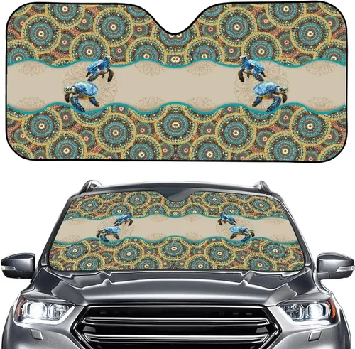 Vista 37 de Talayituse Parasol para parabrisas de automóvil, diseño de gato divertido 3D, ajuste universal, para automóvil, camión, SUV, bloquea el sol