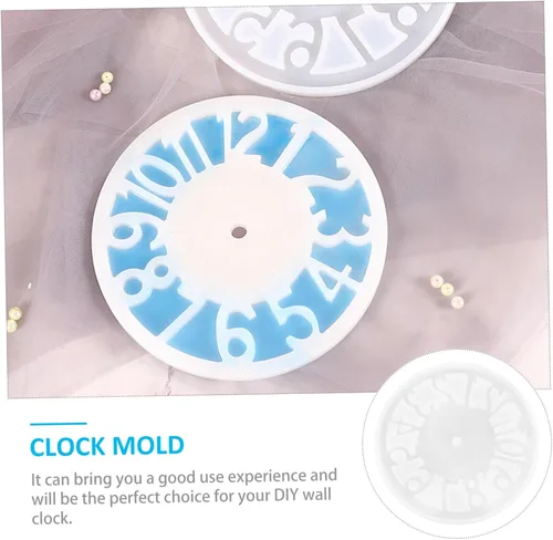 Vista 5 de DIY reloj 1pc molde de reloj para gelatinas moldes de silicona para resina epoxi s para resina epoxi joyería fundición s números fundición