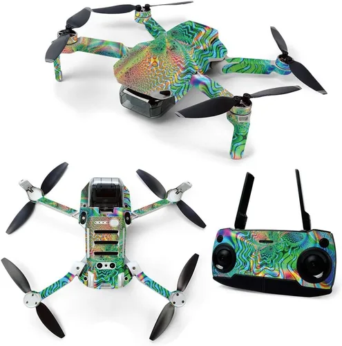 Vista 17 de MightySkins Skin para DJI Mavic Mini Drone Quadcopter portátil - Ácido Cubierta protectora de vinilo duradera y única Fácil de aplicar, quitar