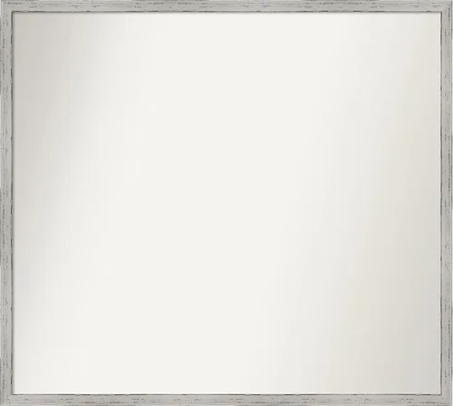 Vista 29 de Amanti Art Espejo de baño blanco para sobre el fregadero, 22 x 45 pulgadas, espejo de tocador rectangular blanco Lucie, marco de madera moderno