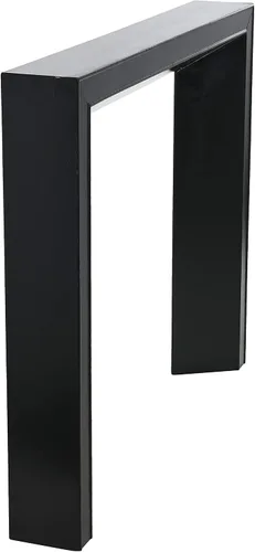 Vista 6 de Creative Co-Op Moderna chimenea de chimenea, color negro