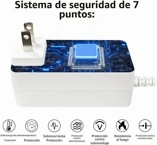 Vista 5 de iNextStation 12V 3A Fuente de adaptador de corriente AC100-240V para tiras de luces LED Blanco