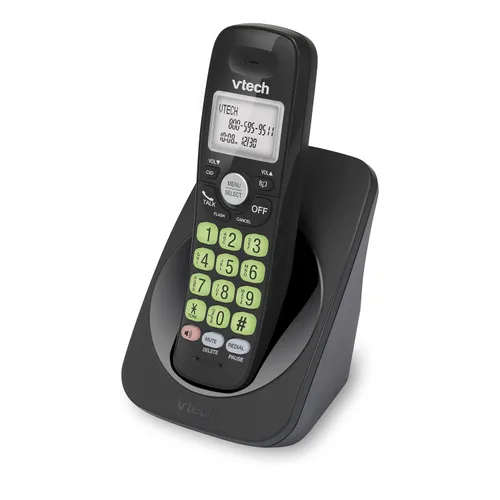 Vista 13 de VTech VG101-11 Teléfono inalámbrico con altavoz dúplex completo e identificación de llamada/llamada en espera (negro)