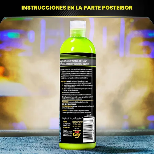 Vista 7 de Meguiar's Cera líquida de cerámica híbrida, protege tu pintura con una cera líquida para autos libre de residuos con tecnología híbrida Si02