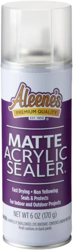 Vista 9 de Aleene's spray acrílico sellador con acabado brillante, 6 oz