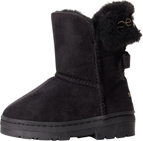 Vista 2 de bebe Botas de invierno para niñas botas de piel sintética bebéniño pequeñoniño grande Negro
