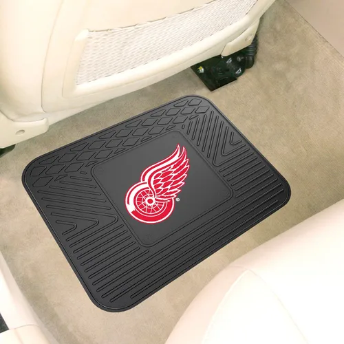 Vista 2 de Fanmats NHL Detroit Red Wings tapete de vinilo para auto, Estera de uso general, Color del