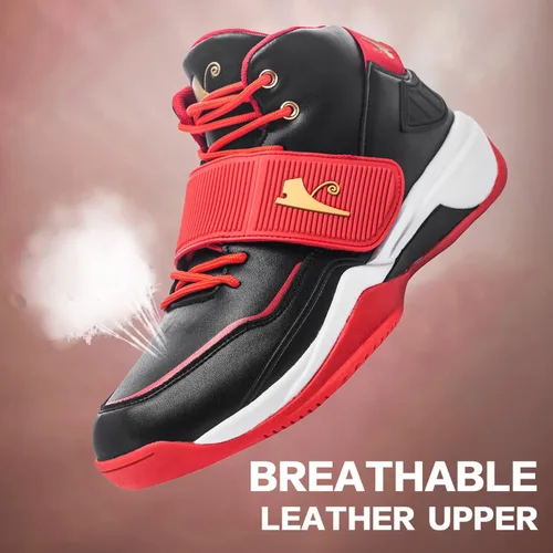 Vista 3 de Zapatos de baloncesto para hombre, antideslizantes, con parte superior baja, transpirables, acolchados, zapatos deportivos para hombres