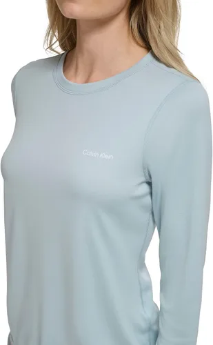 Vista 5 de Calvin Klein Camiseta de manga larga para mujer con protección 40+ que absorbe la humedad