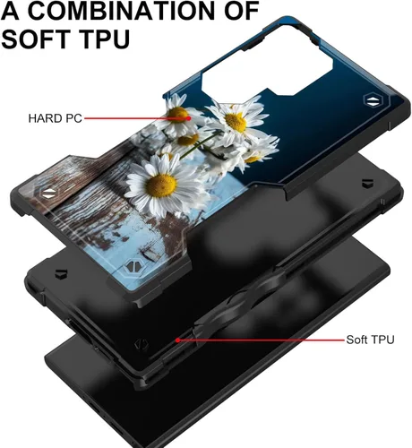 Vista 800 de Funda para Galaxy A14 5G, [Doble Capa][Protección contra Caídas de Grado Militar de 10 Pies] [Antideslizante] Funda Resistente a Prueba de Golpes