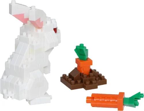 Vista 5 de nanoblock - Animal - Conejo, colección serie kit de construcción