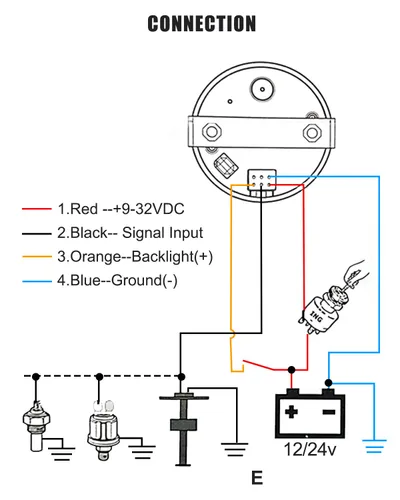 Vista 4 de Sensor de Nivel de Combustible, Agua y Gas de Acero Inoxidable Impermeable de 0-90ohm, Unidad de Envío de Tanque de Combustible para Barco