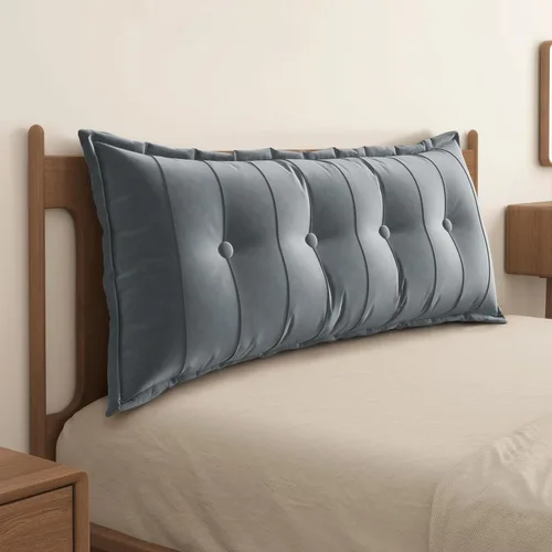 Vista 27 de WOWMAX Almohada rectangular para cabecero, almohada para respaldo de cama, almohada para sentarse en la cama, almohada de apoyo para la espalda
