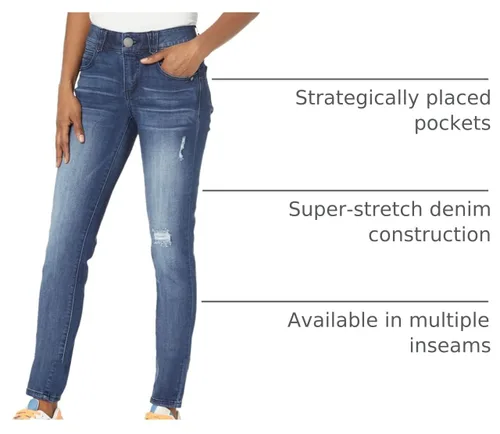 Vista 3 de Democracy Ab Solution - Jegging para mujer BL Azul
