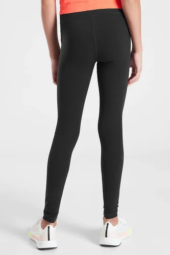 Vista 2 de rrhss Leggings activos casuales ajustados de tiro alto para niñas, pantalones de yoga para gimnasio y entrenamiento