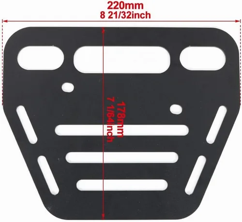 Vista 3 de Xitomer Soportes para alforjas, para Scrambler 620/800 Classic Full Throttle 2015-2020 / Desert Sled 2017-2020 / Icon Sixty2 2016-2020