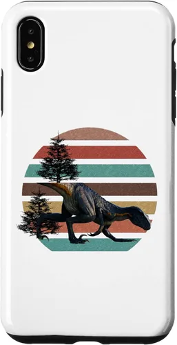 Vista 7 de Funda para iPhone 12 Mini Giganotosaurus Retro T Rex dinosaurio prehistórico para el día del padre