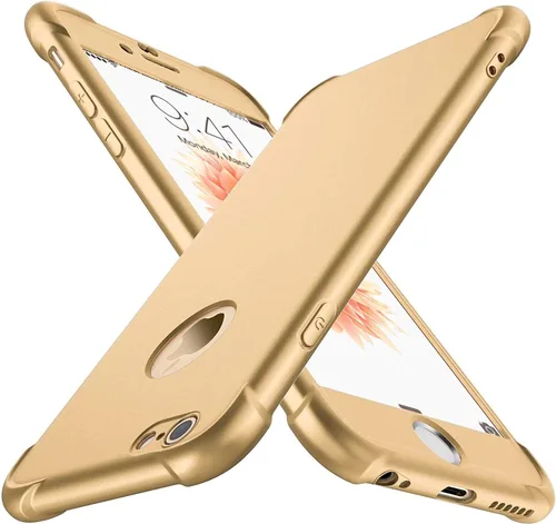Vista 8 de ORETECH - Funda diseñada para iPhone 5/5S / SE (2016), con [2 protectores de pantalla de vidrio templado] cuerpo completo de 360° para iPhone SE