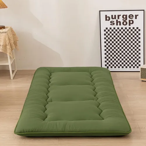 Vista 31 de MAXYOYO Colchón Japonés de Suelo Futón Colchón, Tapete de Tatami Engrosado de 4", Almohadilla para Dormir Plegable Enrollable para Niños y Niñas