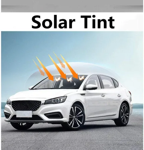 Vista 4 de 2mil 50% VLT - Película autoadhesiva para auto, nano cerámica, para ventana, control de calor, tintado para ventana lateral, hogar, oficina, vinilo
