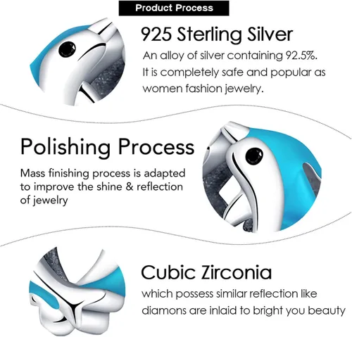 Vista 5 de DATOUQI Dije de plata de ley 925 con globo aerostático de cumpleaños con texto en inglés "Queen Happy Birthday" para pulseras y collares para el Día