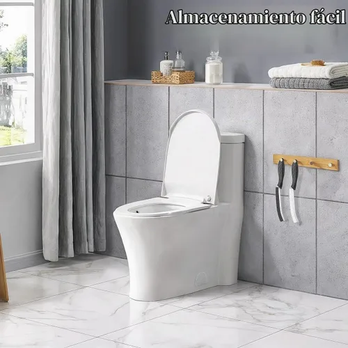 Vista 4 de Cepillo de inodoro, 2 piezas de cepillo de limpieza de baño, cepillo para fregar huecos con orificio para colgar, cepillo multifuncional de limpieza