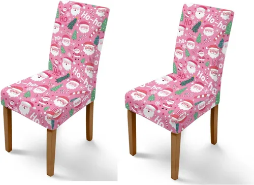 Vista 31 de HUGS IDEA Butterfly Dining Room Chair Covers Set of 2 Blue Marble Stretch Parsons Chair Slipcovers Washable Kitchen Chairs Protector Covers for