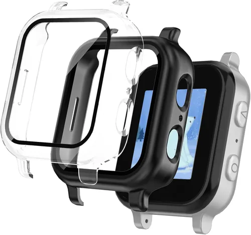 Vista 13 de Paquete de 2 accesorios Gabb Watch 3/3e - Funda protectora con protector de pantalla de vidrio templado integrado y cubierta rígida de policarbonato