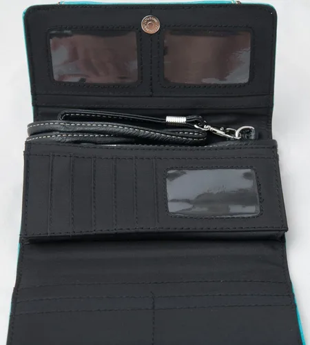 Vista 6 de HW Collection - Juego de bolso y cartera con diseño de elefante, color occidental