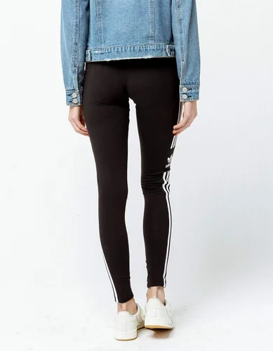 Vista 2 de adidas Originals Medias de trébol para mujer, Negro