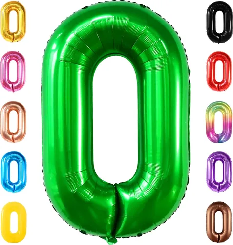 Vista 81 de KatchOn Globo negro del número 1 de 40 pulgadas, globo de feliz cumpleaños