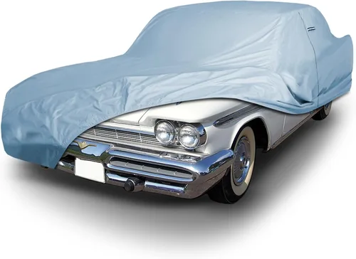 Vista 19 de iCarCover Funda de automóvil a medida para DeSoto, Deluxe (1946-1952), impermeable, para todo tipo de clima, lluvia, nieve, UV, protector solar