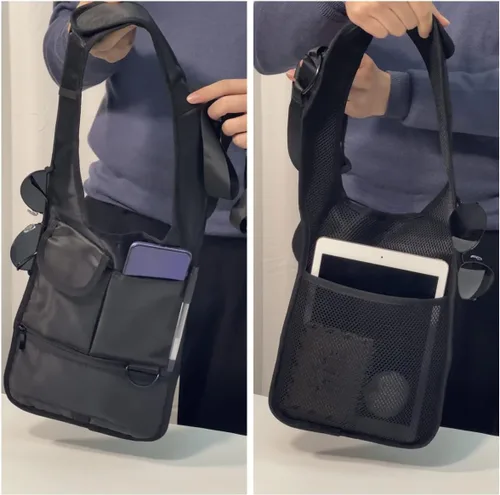 Vista 4 de Bolsa de hombro oculta multiusos mejorada para las axilas