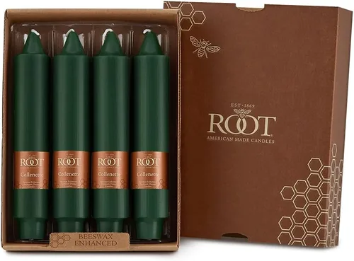 Vista 8 de Root Unscented Smooth Collenette Candles, Willow, 5", 8-Count Sauce