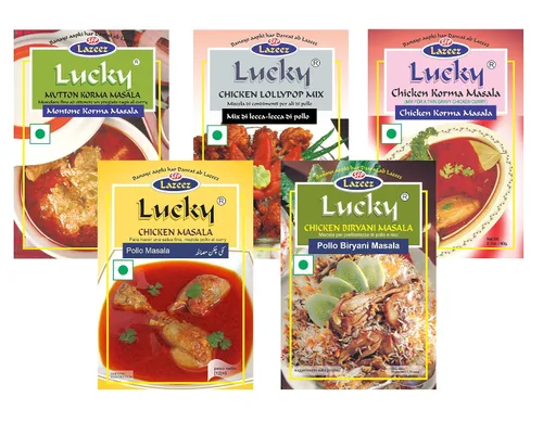 Vista 9 de Lucky Paquete combinado de Biryani Veg/No Vegetal (pollo Biryani (2), cordero Biryani, Sindhi Biryani, Veg Biryani)