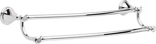 Vista 5 de Delta Faucet Cassidy Barra para toallas doble de 24 pulgadas, 79725-CZ Bronce champán