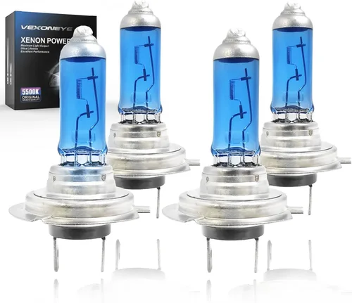 Vista 16 de Foco halógeno H1 para faros delanteros/Luces antiniebla 12V 55W Blanco 5000K 64150 12258 Focos para faros delanteros Super brillantes