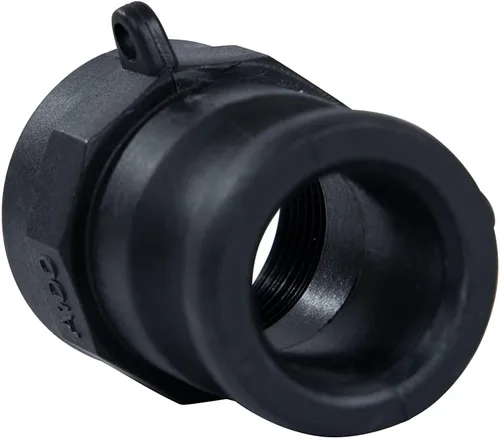 Vista 3 de 2 piezas de accesorios de bloqueo de leva de polietileno (1 pulgada parte A) accesorios de bloqueo de leva y ranura, adaptador macho x rosca NPT