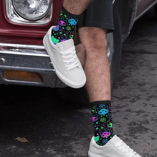 Vista 5 de Calcetines divertidos para hombres y mujeres