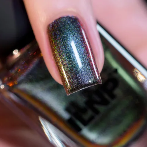 Vista 2 de ILNP Orbit Esmalte de uñas ultra cromado gris a rojo